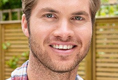 Young man with healthy smile